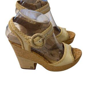 Sam Edelman Women's Lillie Espadrille Wedge Platform Sandals Size 8
